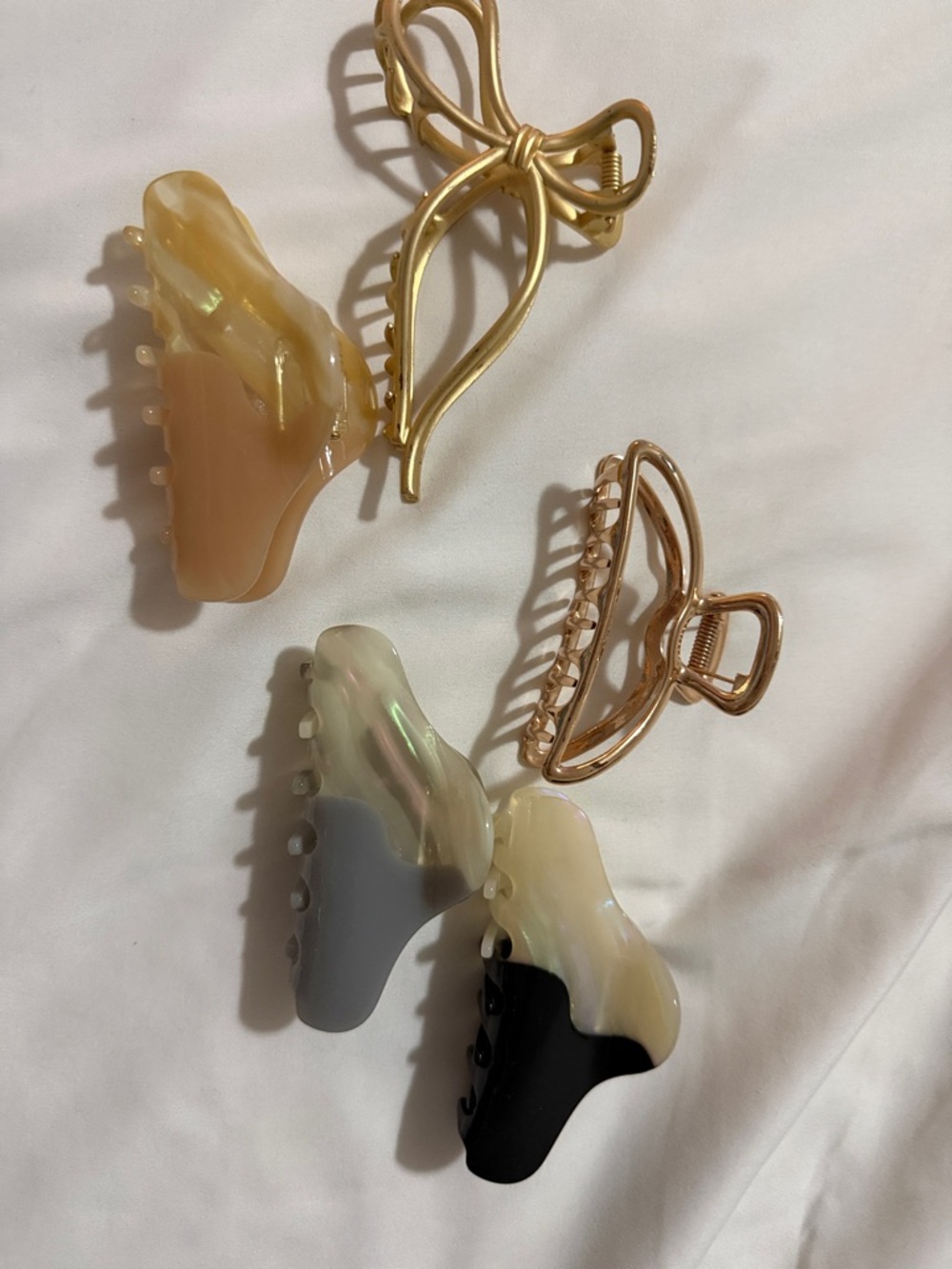 Hair Claw Clips - Set of 4 Anthropologie and Kitsch